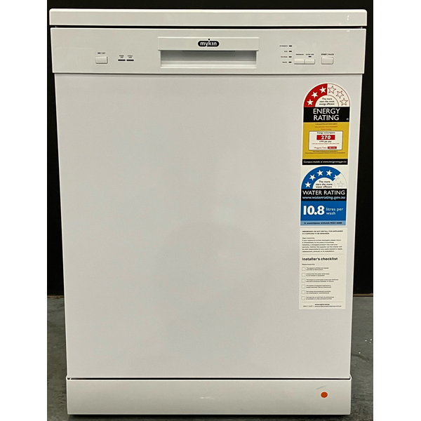 Mykin 60cm Freestanding Dishwasher White MDW6004W