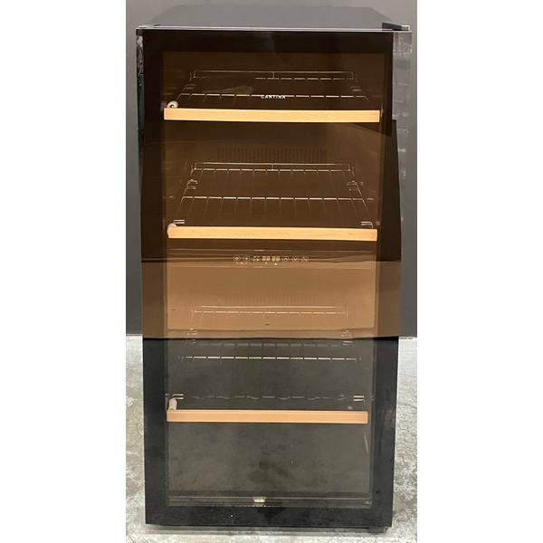 Cantina 127 Bottle Dual Zone Freestanding Wine Cabinet Black CCWID105B