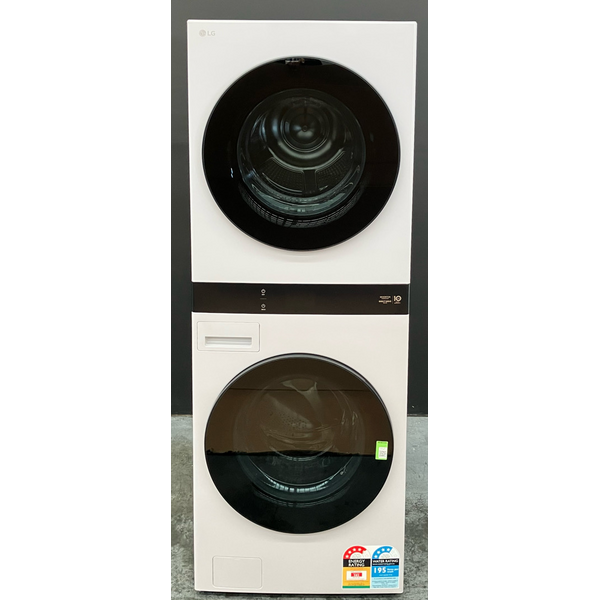 LG WashTower 19/10kg All-In-One Stacked Washer Dryer Matte Grey WWT-1910GRX