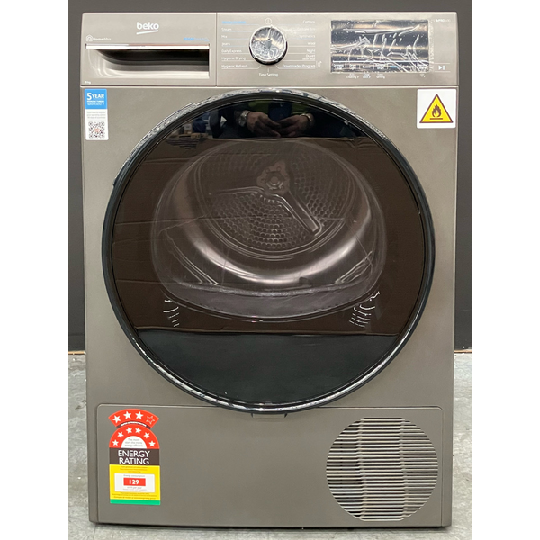 Beko 9kg Heat Pump Dryer with Steam and Wi-Fi Graphite BDPB903SG