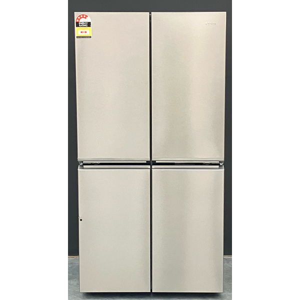Haier 623L Quad Door Refrigerator Satina Silver HRF680YS
