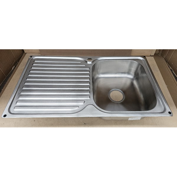Abey Entry Single Bowl Left Hand Drainer Sink EN100R