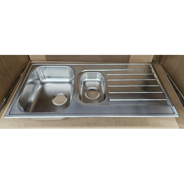 Blanco LIVIT II 6S Single Bowl and 3/4 Inset Sink with Right Hand Drainer 528221