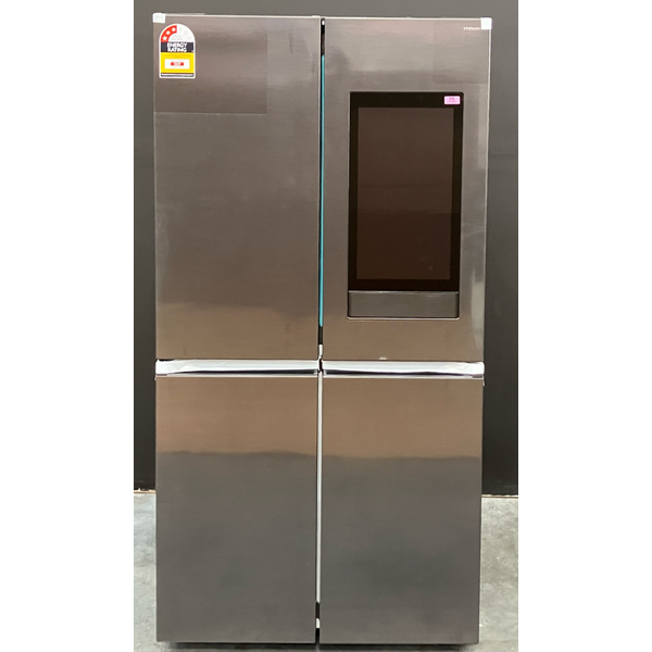 Samsung 636L AI Family Hub French Door Fridge with Internal Beverage Centre Matte Black SRF9400BFH