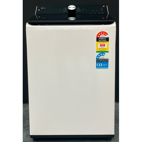 LG Series 5 12kg AI Top Load Washing Machine Essence White WTX5-12W