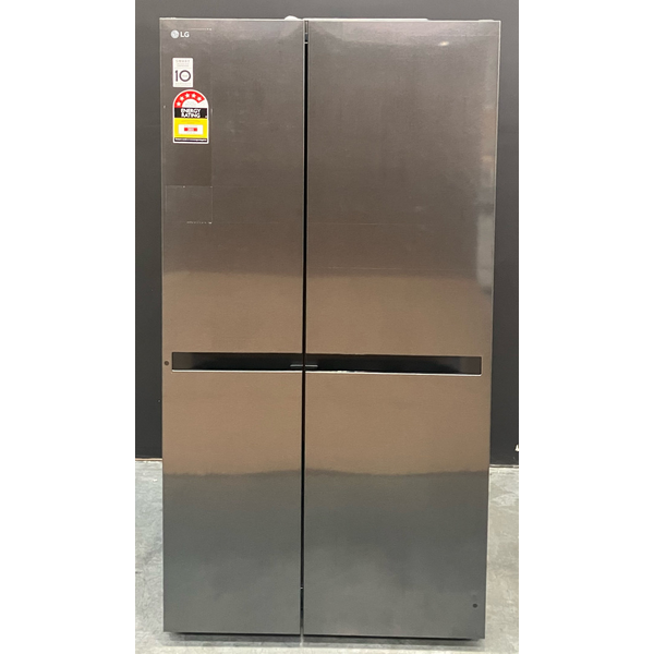 LG 664L Side by Side Refrigerator Matte Black GS-B599MBL