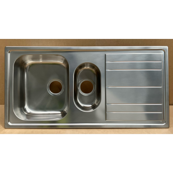 Smeg 1 and a Half Bowl Topmount Sink with Drainer 1LE102A3CB6