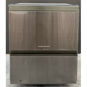 Fisher & Paykel Series 9 Contemporary Double DishDrawer Dishwasher Black Steel DD60D4NB9