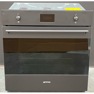 Smeg 60cm Classic Pyrolytic Built In Oven Matte Black SOPA6301TN