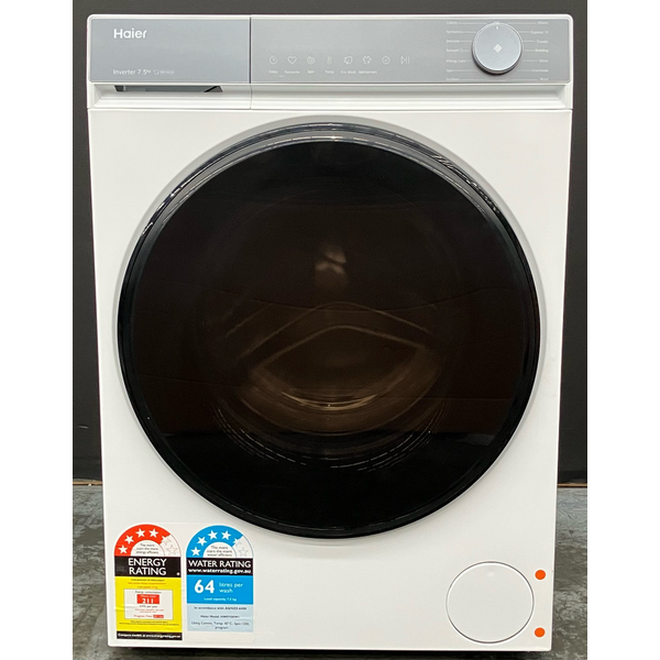 Haier 7.5kg Front Load Washing Machine White HWF75KW1