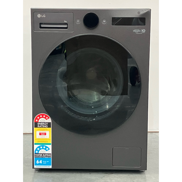 LG Series 9 9kg AI Front Load Washing Machine Matte Black WX9-1409MB