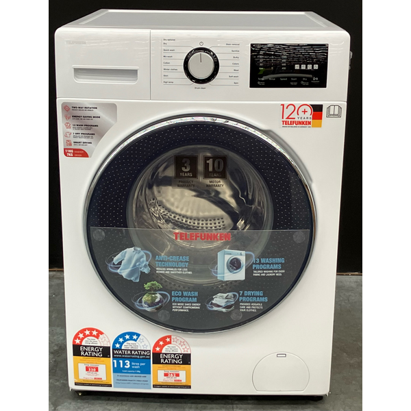 Telefunken 11kg/7kg Washer and Dryer Combo-White TF1170AU11FLWD