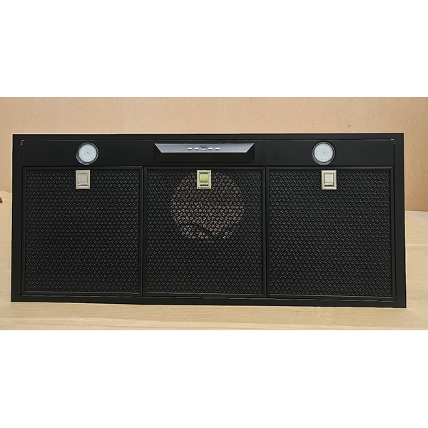 Schweigen 90cm UnderMount Matte Black Rangehood with IsoDrive SP Motor UM1390-9BSPPAK
