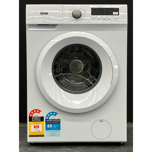 Mykin 8kg Front Load Washing Machine White MFLW800W