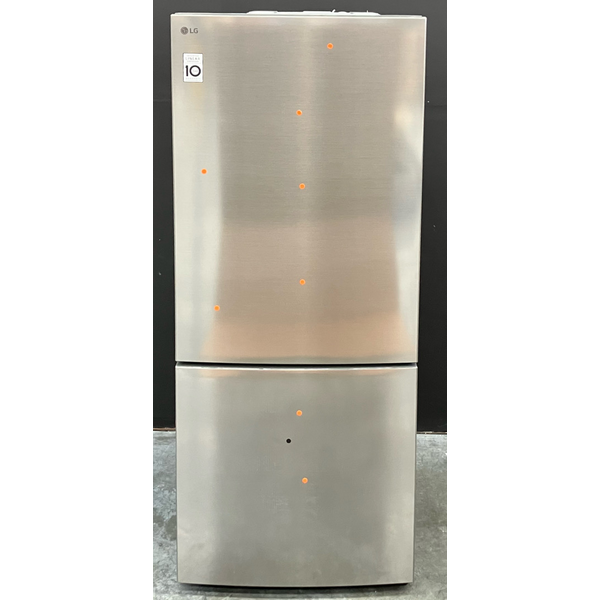 LG 420L Bottom Mount Fridge Stainless Steel GB-455PL