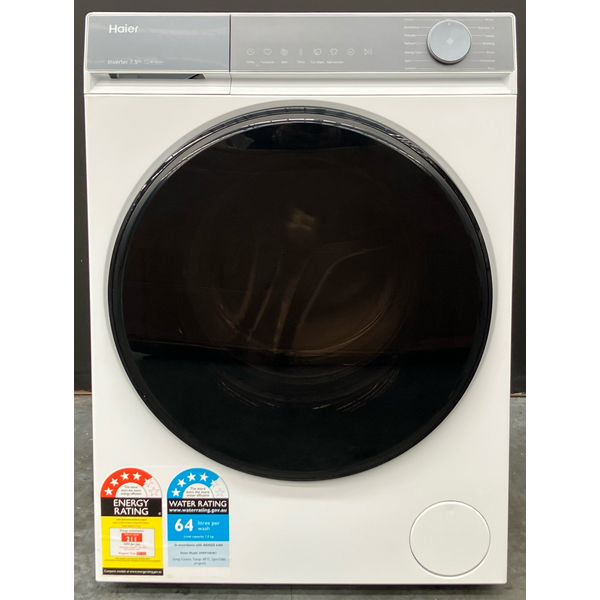 Haier 7.5kg Front Load Washing Machine White HWF75KW1