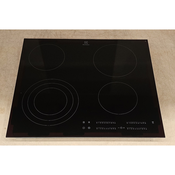 Electrolux 60cm 4 Zone Hobb2Hood Ceramic Cooktop EHC644BE