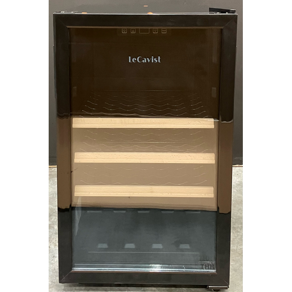 LeCavist 126L Single Zone 63 Bottle Wine Fridge Black LKCV63N