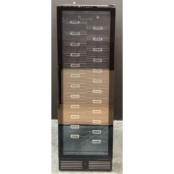 LeCavist 157 Bottle Single Zone Label View Wine Fridge LCS155VN1ZPRO