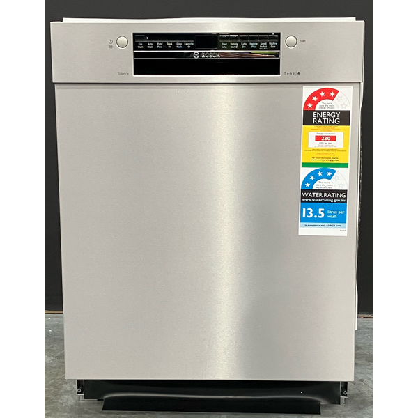 Bosch 60cm Series 4 Built Under Stainless Steel Dishwasher SMU4HVS01A