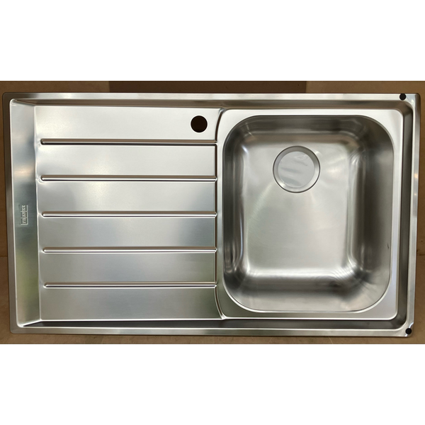 Franke Neptune Single Bowl Sink with Left Hand Drainer NEX611LHD