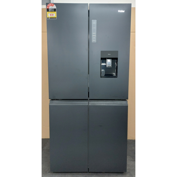 Haier 508L Quad Door French Door Frost Free Fridge Black HRF580YHC