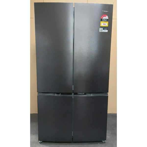 Westinghouse 547L Quad Door Refrigerator Matte Black WQE5400BD