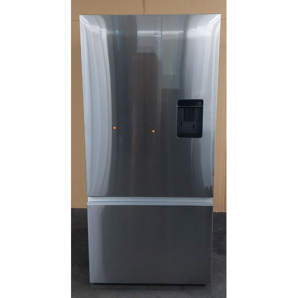 Fisher & Paykel Series 5 515L Bottom Mount Fridge with Ice and Water Stainless Steel Right Hinge RF505BRNUX1