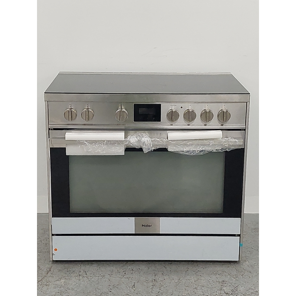 Haier 90cm 300 Series Electric Freestanding Oven Stainless Steel HOR90S8CESX2