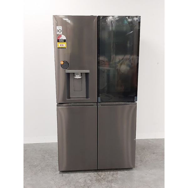 LG 642L Instaview French Door Fridge Black Steel GF-V700BSLC