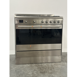 Smeg 90cm Classic Freestanding Dual Fuel Oven-Stainless Steel FS9606XS1