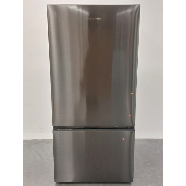 Fisher & Paykel Series 5 515L Bottom Mount Fridge Black Stainless Steel Right Hinge RF505BRNB1