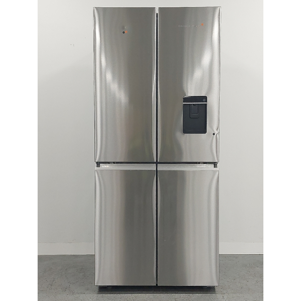 Fisher & Paykel Series 7 498L Quad Door Refrigerator with Ice and Water Stainless Steel RF500QNUX1