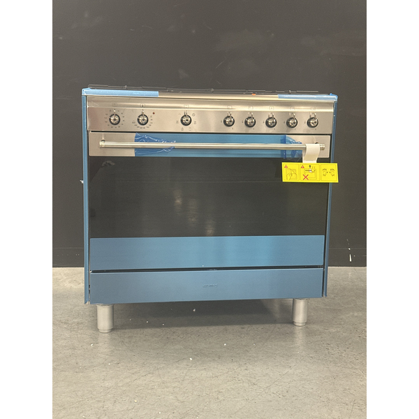 Smeg Classic 90cm Dual Fuel Freestanding Oven FS9010XS-1