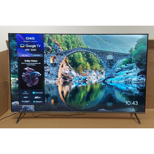 CHiQ 65 Inch QM10 4K QLED Smart Google TV [2025] U65QM10