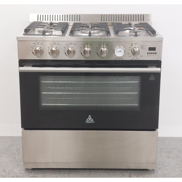 Trinity 90 cm Freestanding LP Gas Oven/Gas Cooktop with Gas Grill TRFSGO901LPG