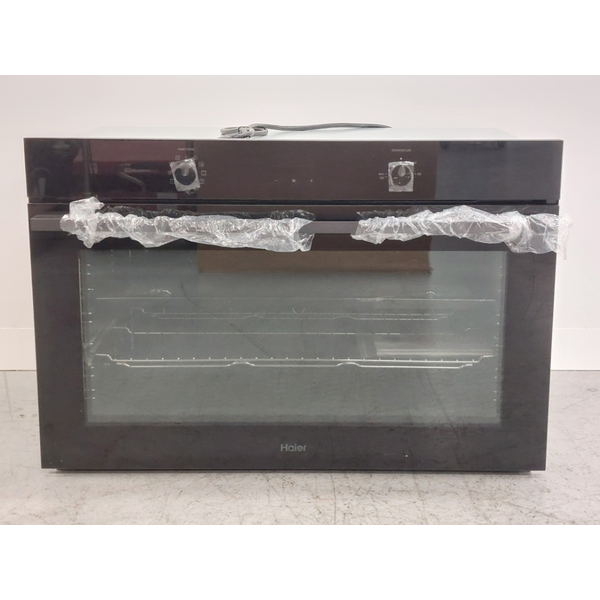 Haier 90cm 300 Series Built-in Oven Black HWO90S11EB3