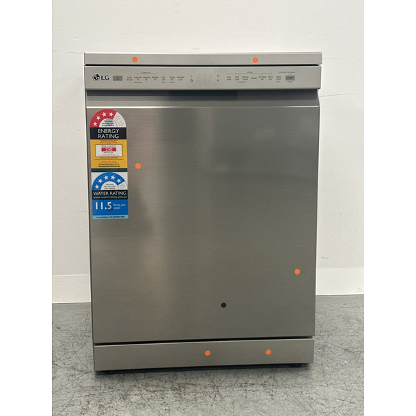 LG 60cm 14 Place Setting QuadWash Freestanding Dishwasher Stainless Steel XD4B24PS