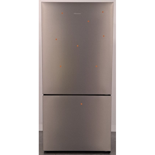 Hisense 503L PureFlat Bottom Mount Fridge Stainless Steel HRBM503S
