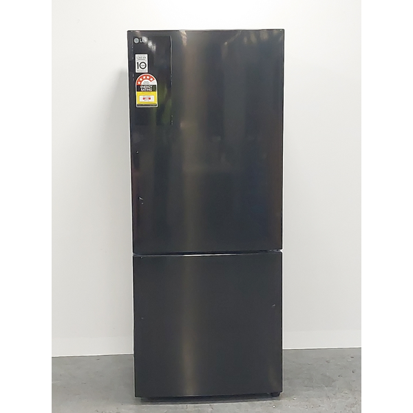 LG 420L Bottom Mount Fridge Black Steel GB-455BTL