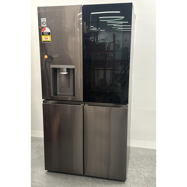 LG 642L Instaview French Door Fridge Black Steel GF-V700BSLC