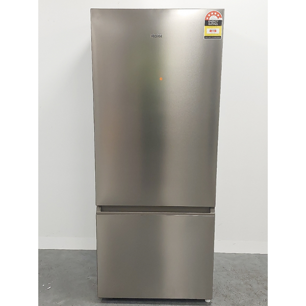 Haier 433L Bottom Mount Refrigerator Satina Silver HRF420BS