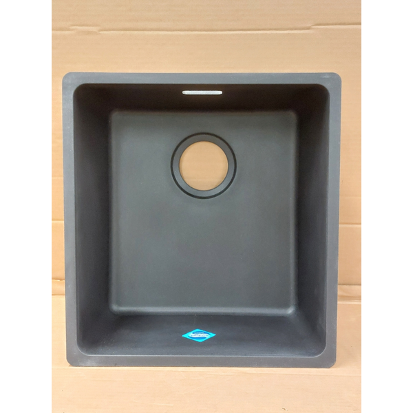 Franke Maris 370mm Single Bowl Undermount Sink Matte Black MRG110-37MB-B