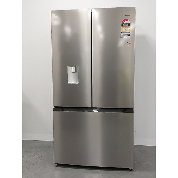 Westinghouse 565L French Door Refrigerator with In-Door Water Dispenser and Automatic Ice Maker Stainless Look WHE5650SD