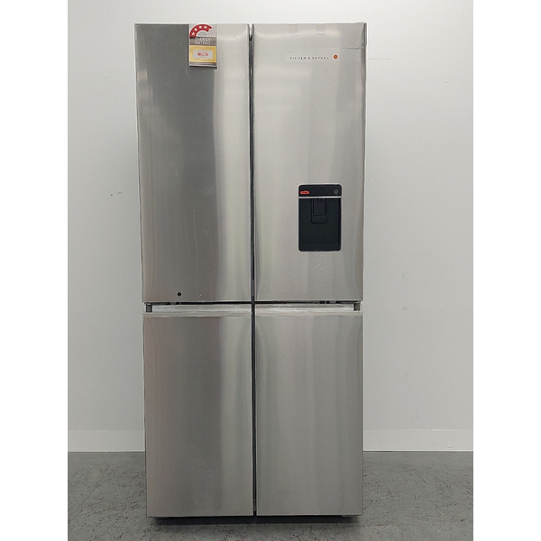 Fisher & Paykel Series 7 498L Quad Door Refrigerator with Ice and Water Stainless Steel RF500QNUX1