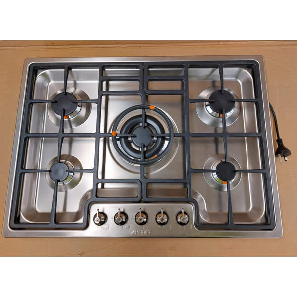 Smeg 72cm Classic Aesthetic Natural Gas Cooktop PGA75-4