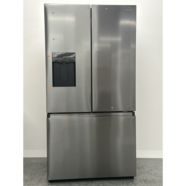 Hisense 634L French Door Fridge with Plumbed Water Dark Stainless Steel HRFD634BW