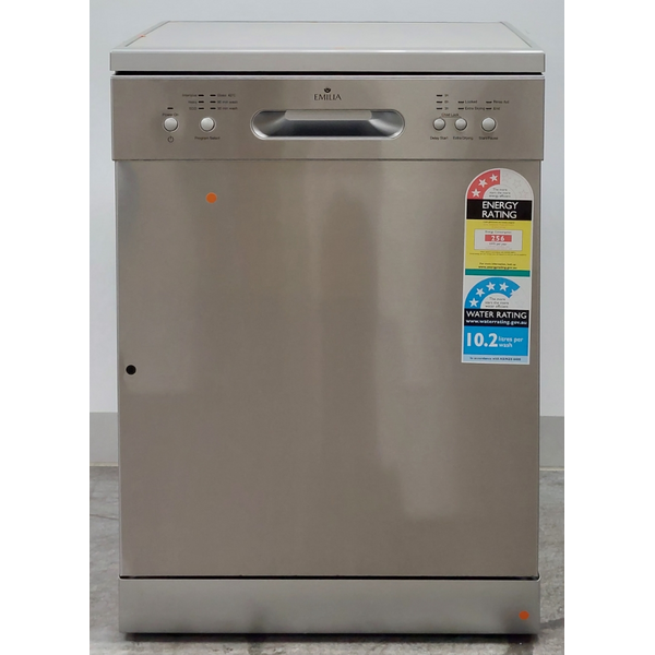 Emilia 60cm Freestanding Stainless Steel Dishwasher EDW63SS