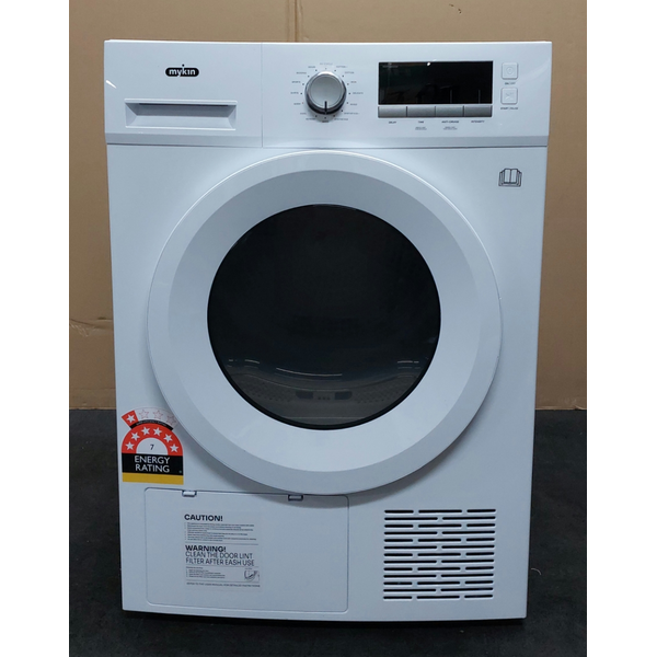 Mykin 8kg Heat Pump Dryer White MHPD800W