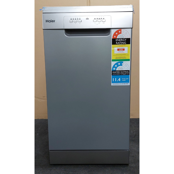 Haier 45cm Compact Freestanding Dishwasher Silver HDW10F1S1